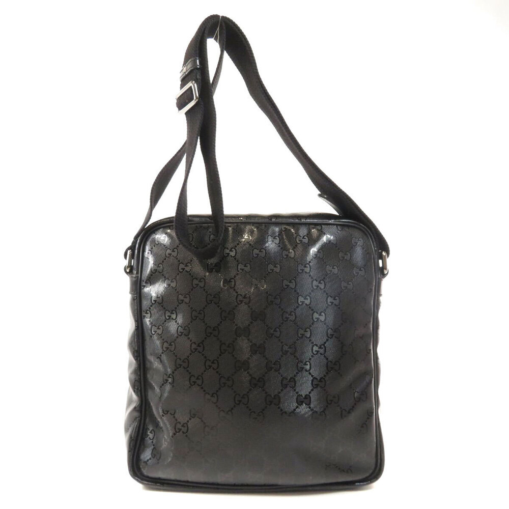 Gucci bag crossbody GG monogram Imprime black leather
